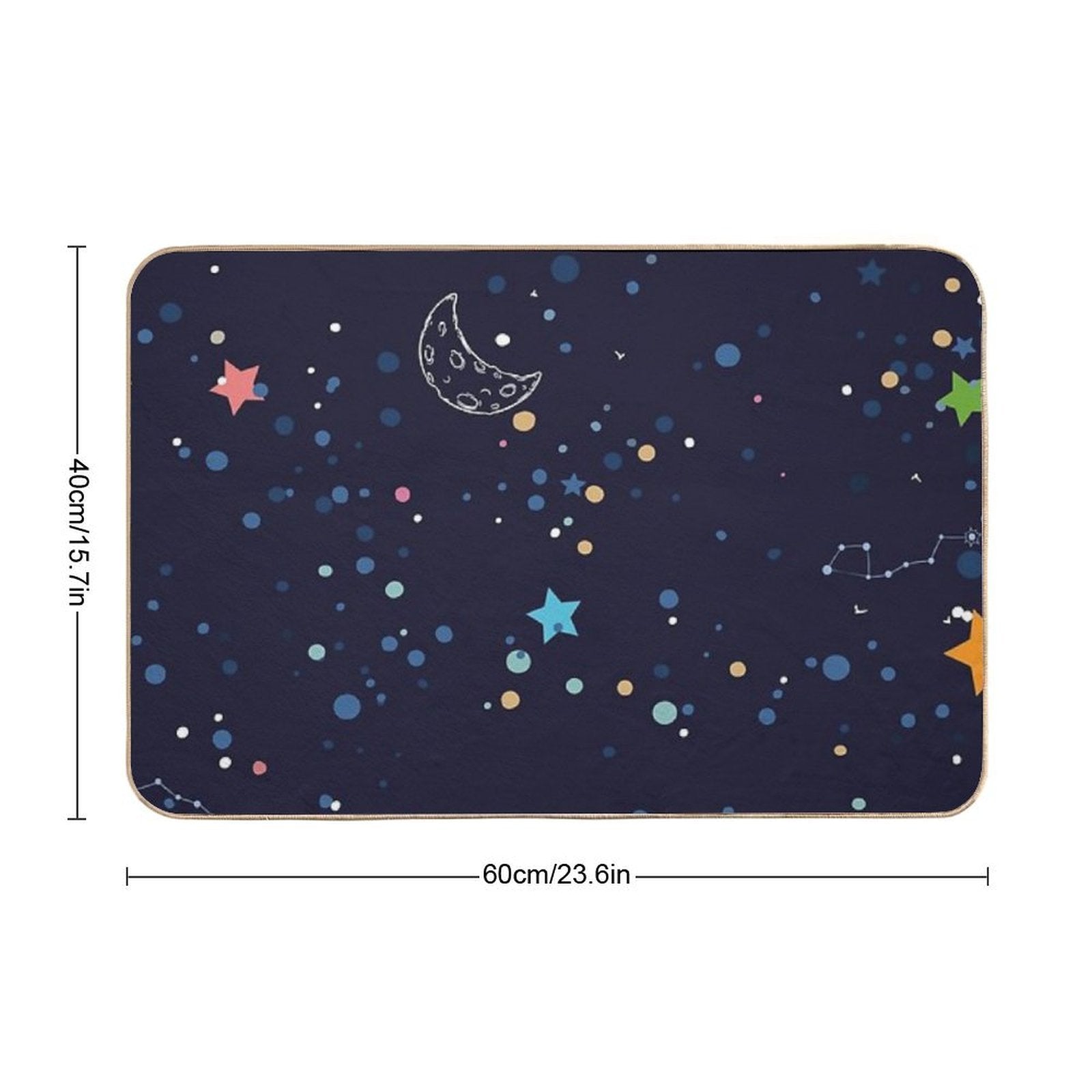 Galaxy  Dirt-Trapping Bath Mat