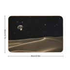 Dune Movie 2020 Fan Art , Moons , Arrakis Desert , Starry Sky  Slip-Resistant Bath Mat
