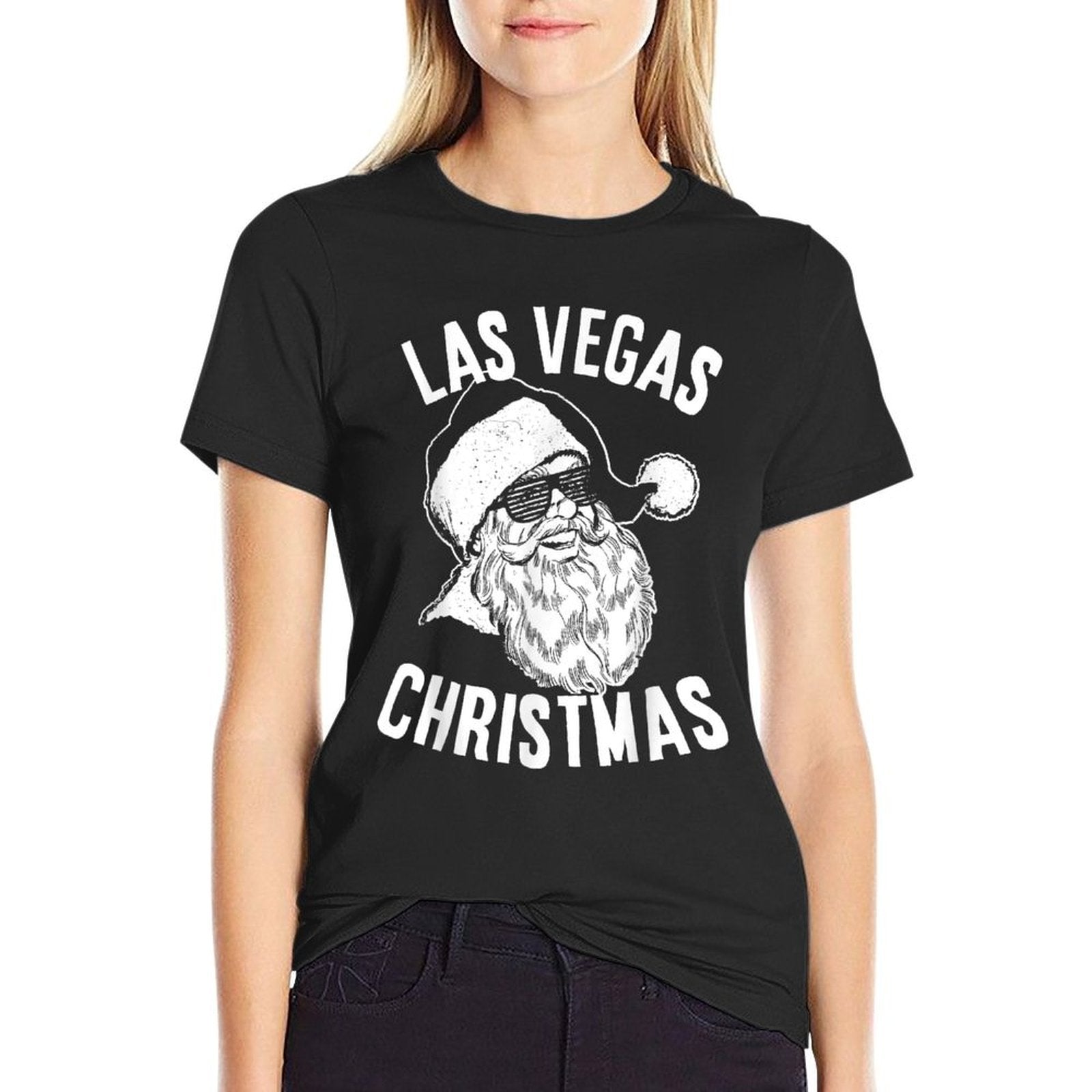 Las Vegas Christmas  High-quality Stitching T-Shirt