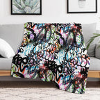 Graffiti Seamless Design. Urban Art. Comfort Throw Blanket