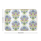 Hungarian Folk Design Violet  High-Traffic Bath Mat