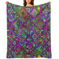 Bohemian Hippie Boho Tie Dye Design Quick-dry Throw Blanket