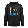 Halfway To A Hundo 50th Birthday Shrink-Resistant Hoodie