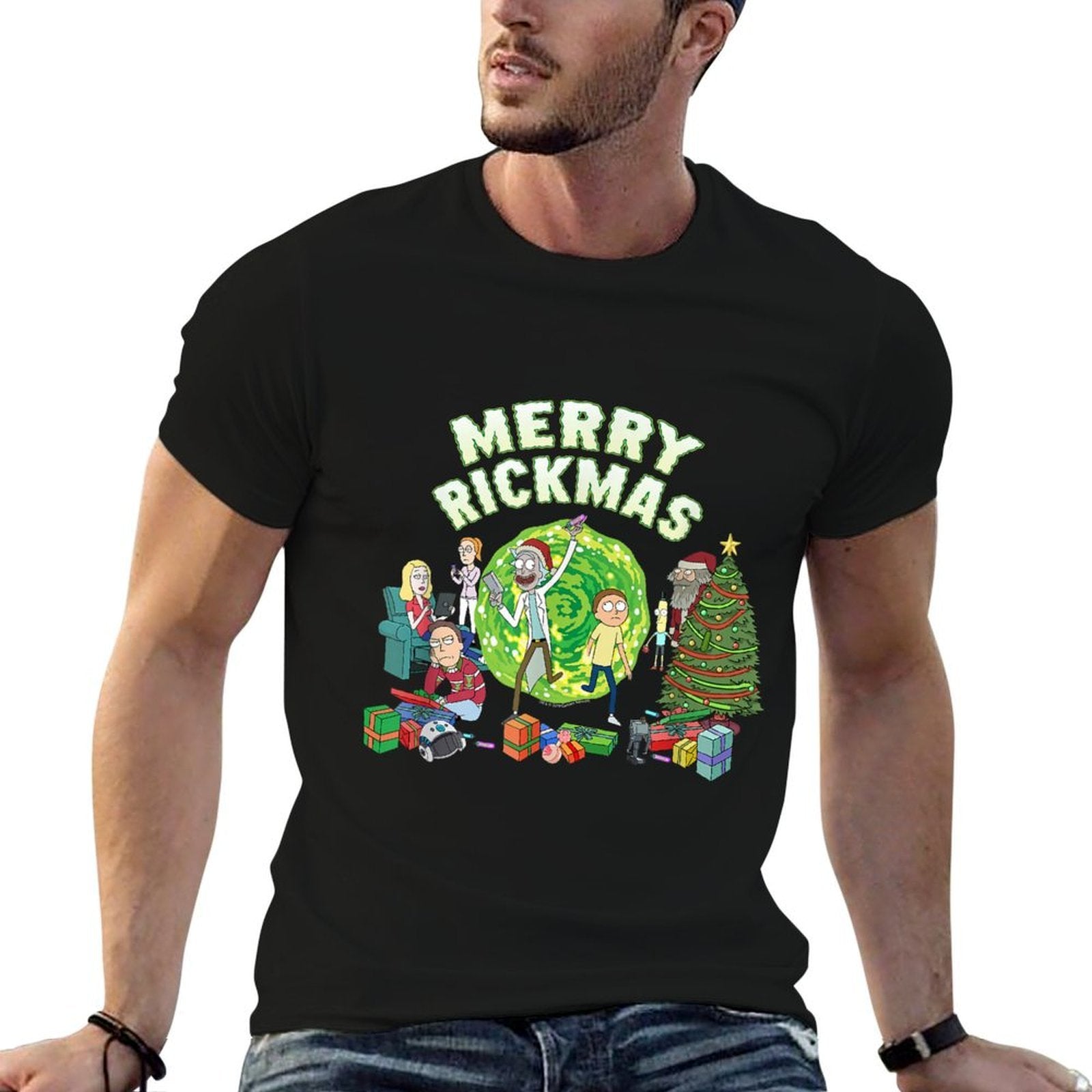 Rick And Morty Merry Rickmas!  Relaxed-fit T-Shirt