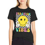 3rd Grade Vibes Girls Back To School Third Grade Teacher  Versatile T-Shirt