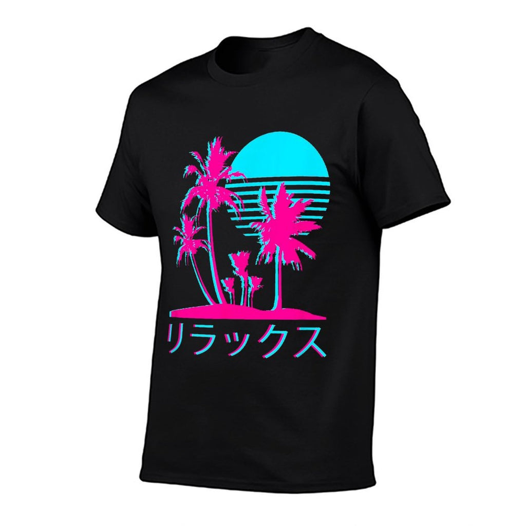 Japanese Relax Vaporwave Harajuku Graphic Design  Classic T-Shirt