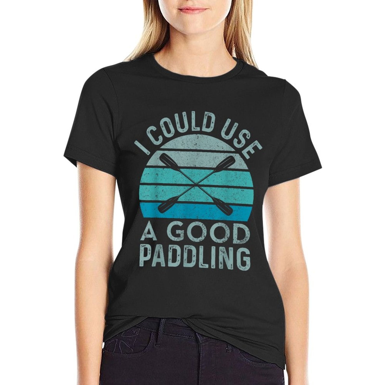 I Need A Good Paddling Funny Kayak Kayaking  High-quality Stitching T-Shirt
