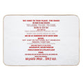 AMC Theaters Speech  Easy To Clean Bath Mat