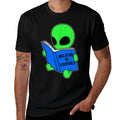 Believe in Yourself Funny Alien Ufo Design  Breathable T-Shirt