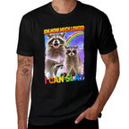 Idk How Much Longer I Can Slay Raccoon  Trendy Pattern T-Shirt