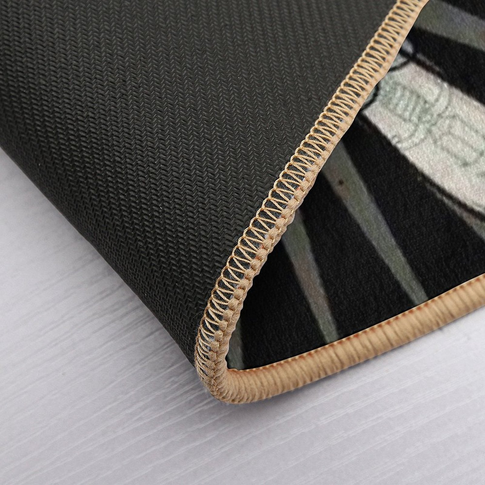 AMAZING TATTOOED LADY  Vintage Colorful Art Advertising  Print  Long-Lasting Bath Mat