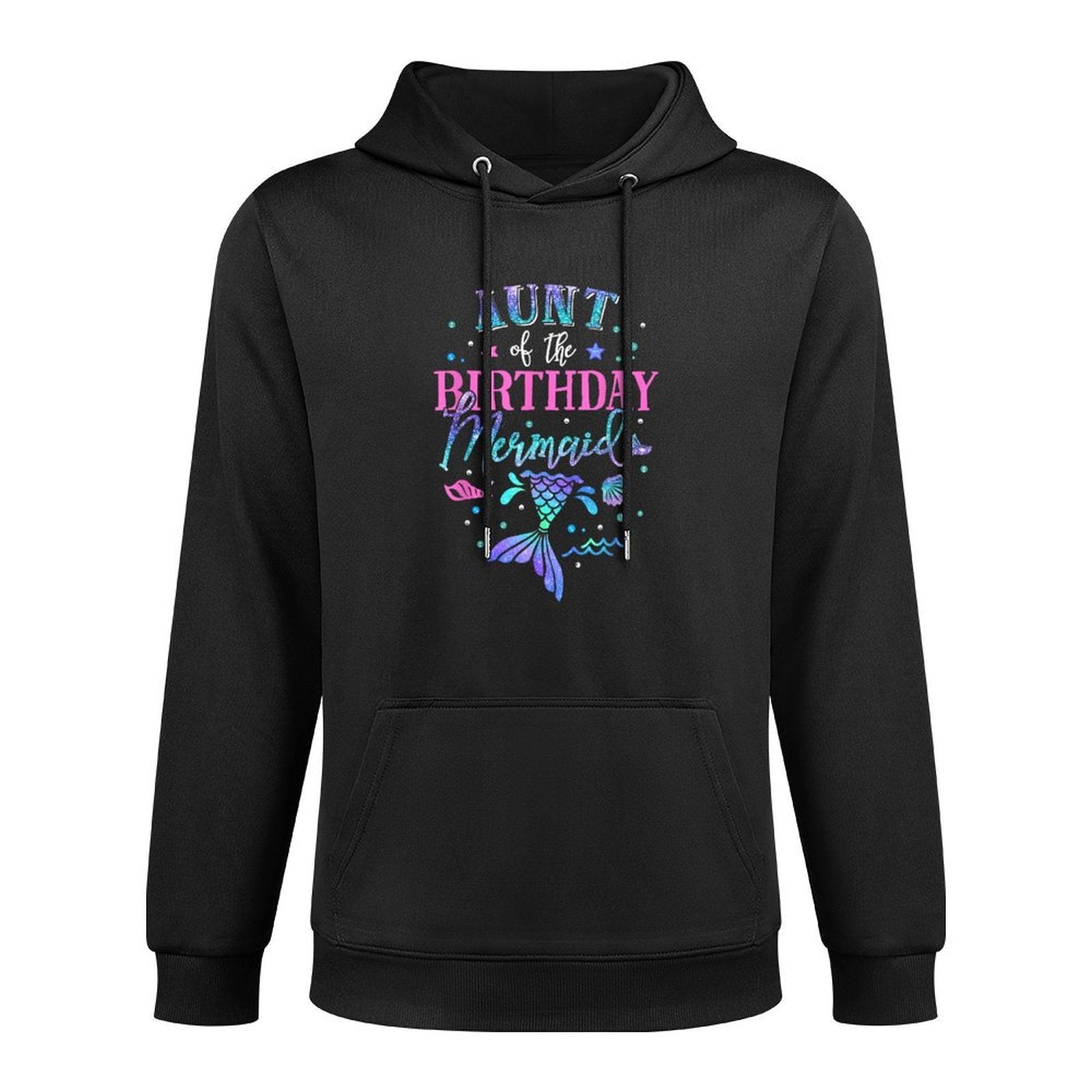 Aunt Of The Birthday Mermaid Party Matching Family Party Customizable Surface Hoodie