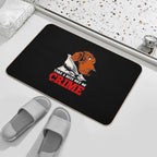 Take A Bit Out of Crime  Long-Lasting Bath Mat