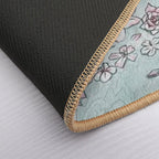 Relaxing Bath in Blue Tones  Repositionable Bath Mat