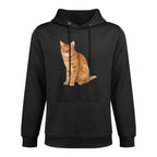 Orange Tabby Cat Easy Care Hoodie