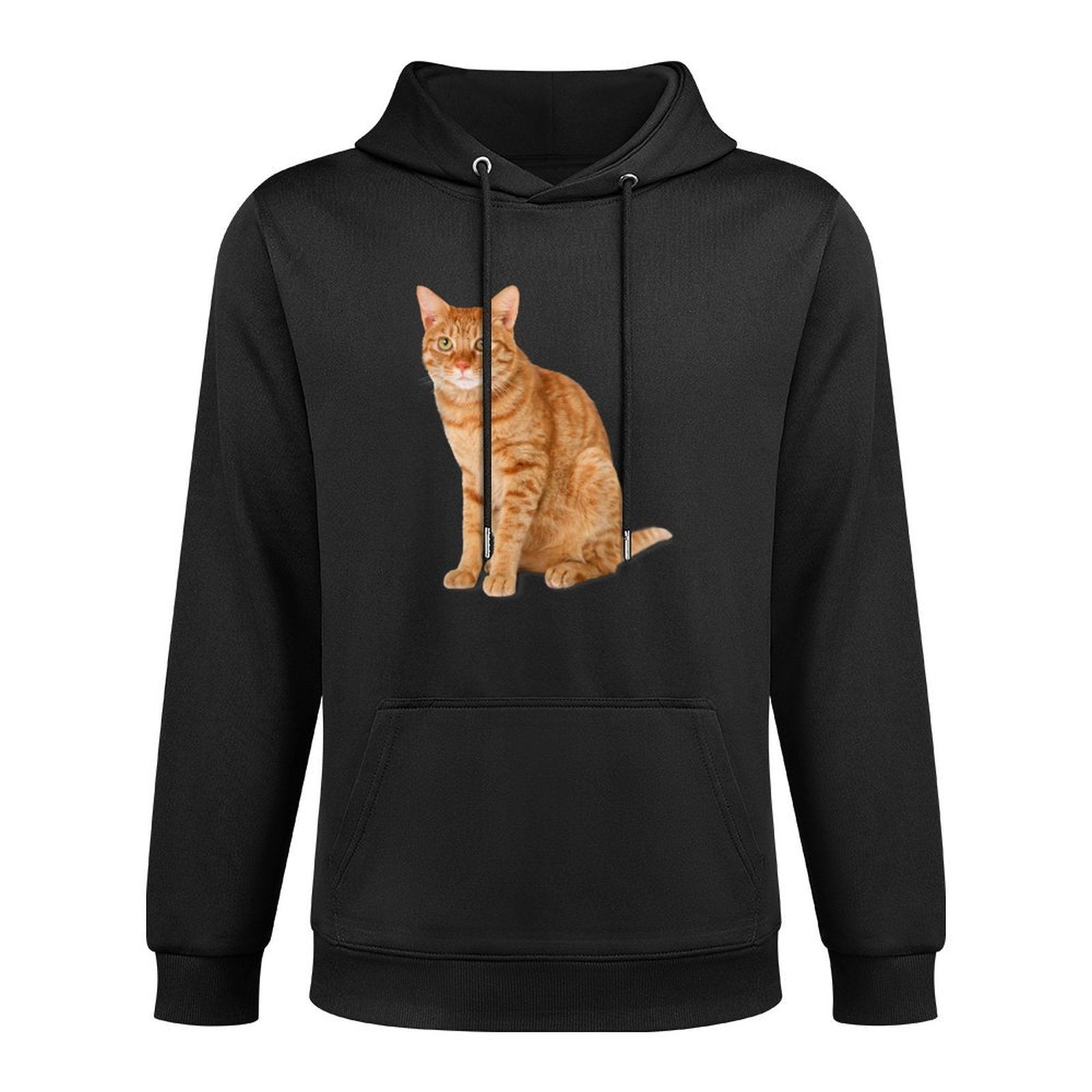 Orange Tabby Cat Easy Care Hoodie