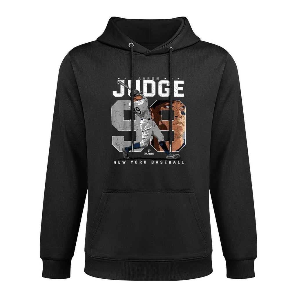 Aaron Judge Number Portrait Baj New York MLBPA Customizable Surface Hoodie
