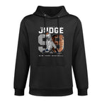 Aaron Judge Number Portrait Baj New York MLBPA Customizable Surface Hoodie