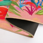 Leopard in Succulent Garden  Multi-Purpose Bath Mat