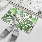 Tropical Foliage  Easy Maintenance Bath Mat