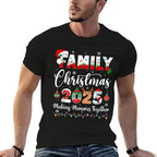 Family Christmas 2025 Making Memories Together Matching  Easy-care T-Shirt