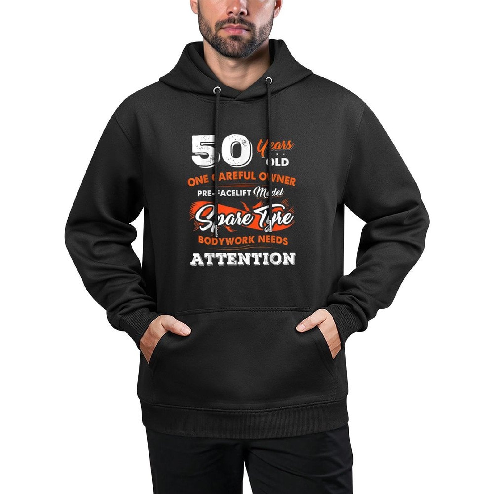 50 Years Old One Careful Owner 50th Birthday Gift Casual Wear Hoodie