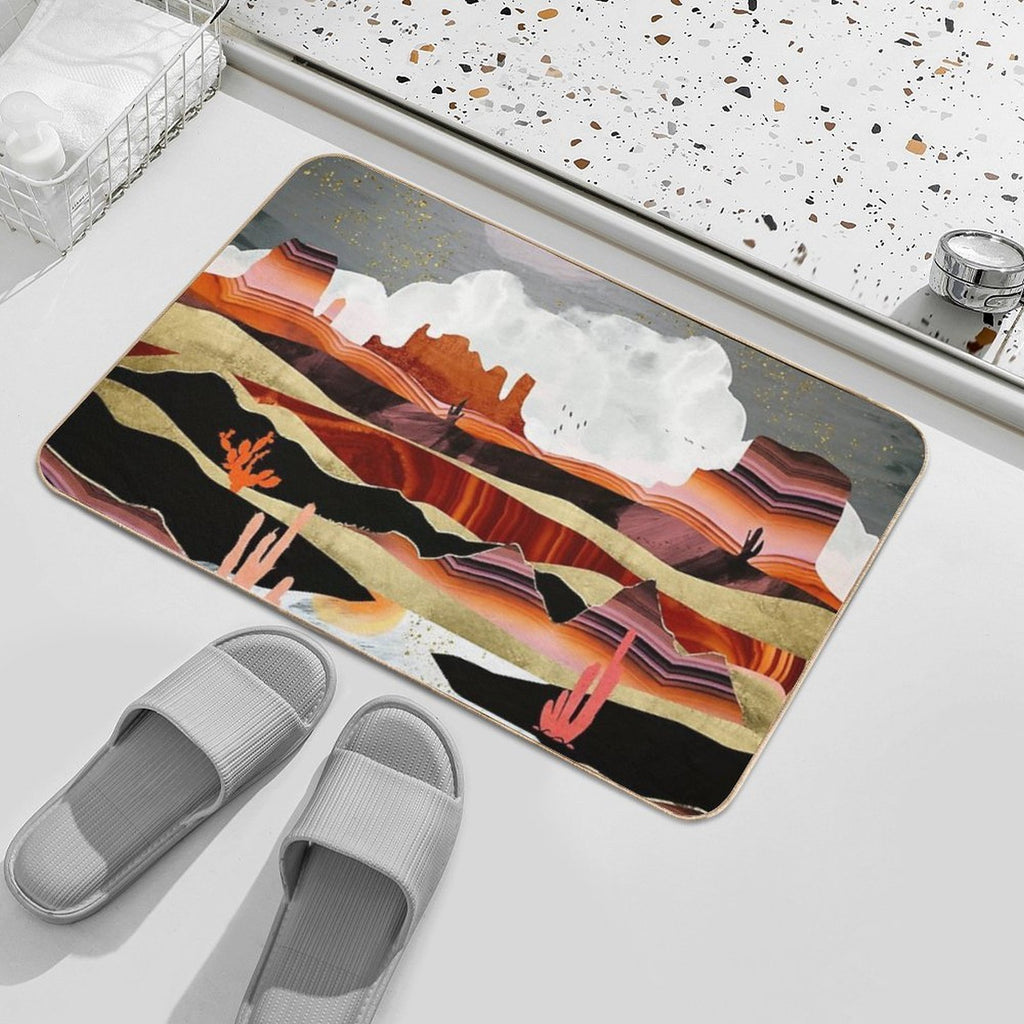 Coral Desert Lake  Multi-Purpose Bath Mat