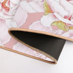 Peonies  Stain-Proof Bath Mat