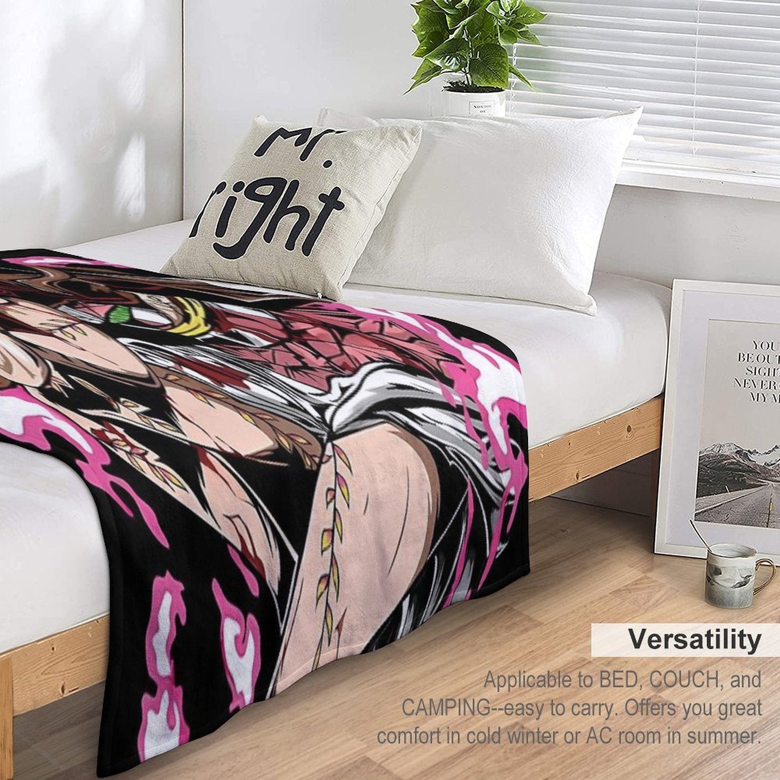 Nezuko  The Chosen Demon Premium Throw Blanket