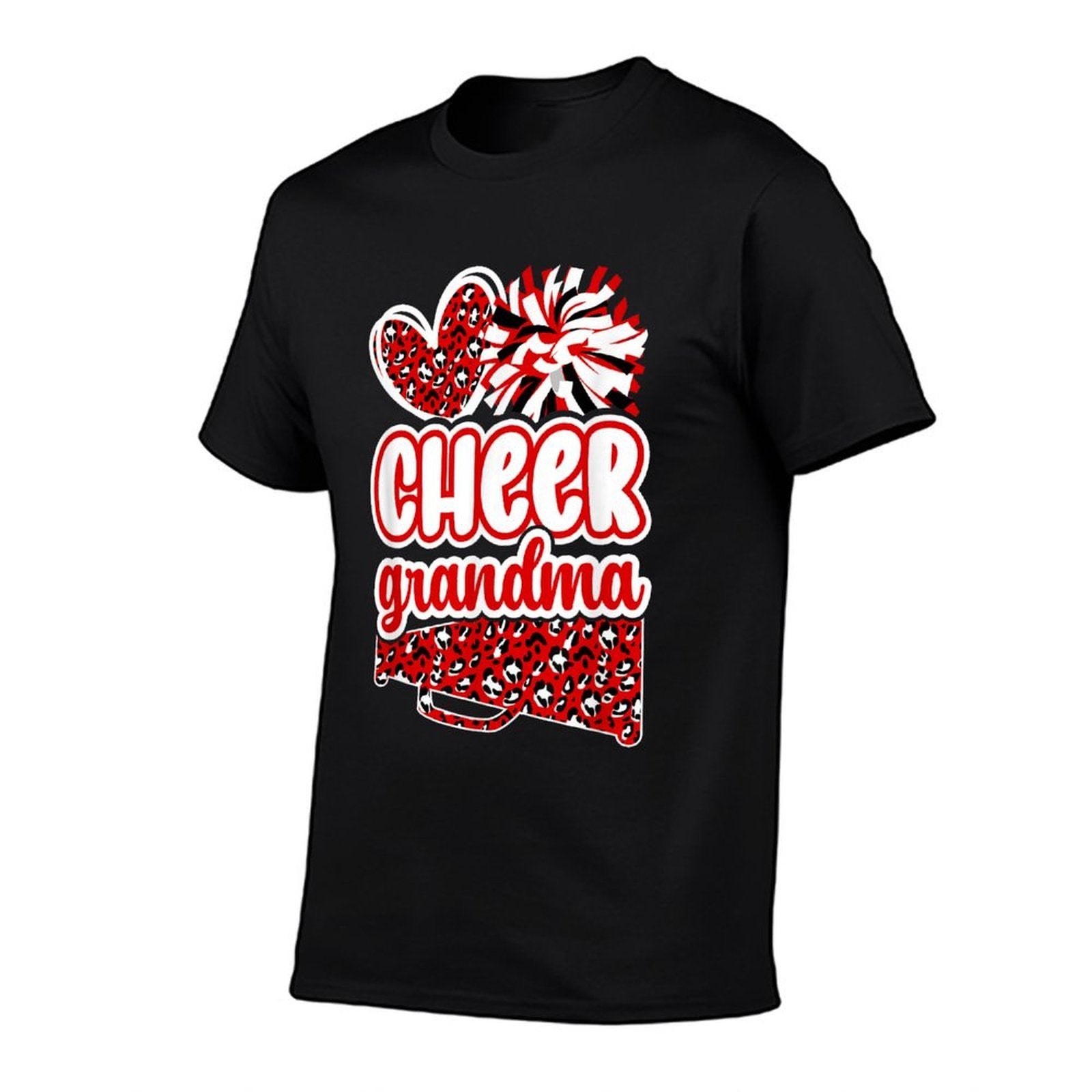 Cheer Grandma Of A Cheerleader Grandmother  Heathered Texture T-Shirt