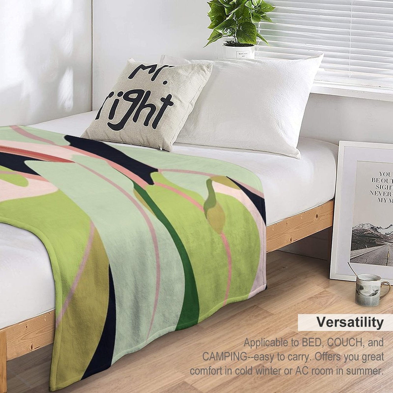 To Plant A Garden Is to Believe in Tomorrow #painting #illustration Sustainable Throw Blanket