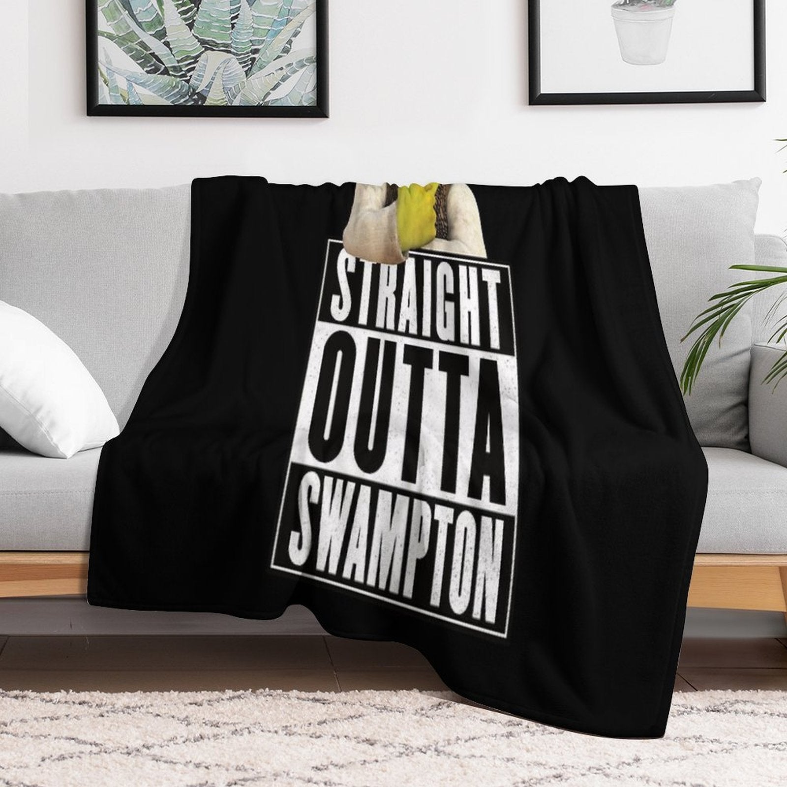 Shrek - Straight Outta Swampton Compact Throw Blanket