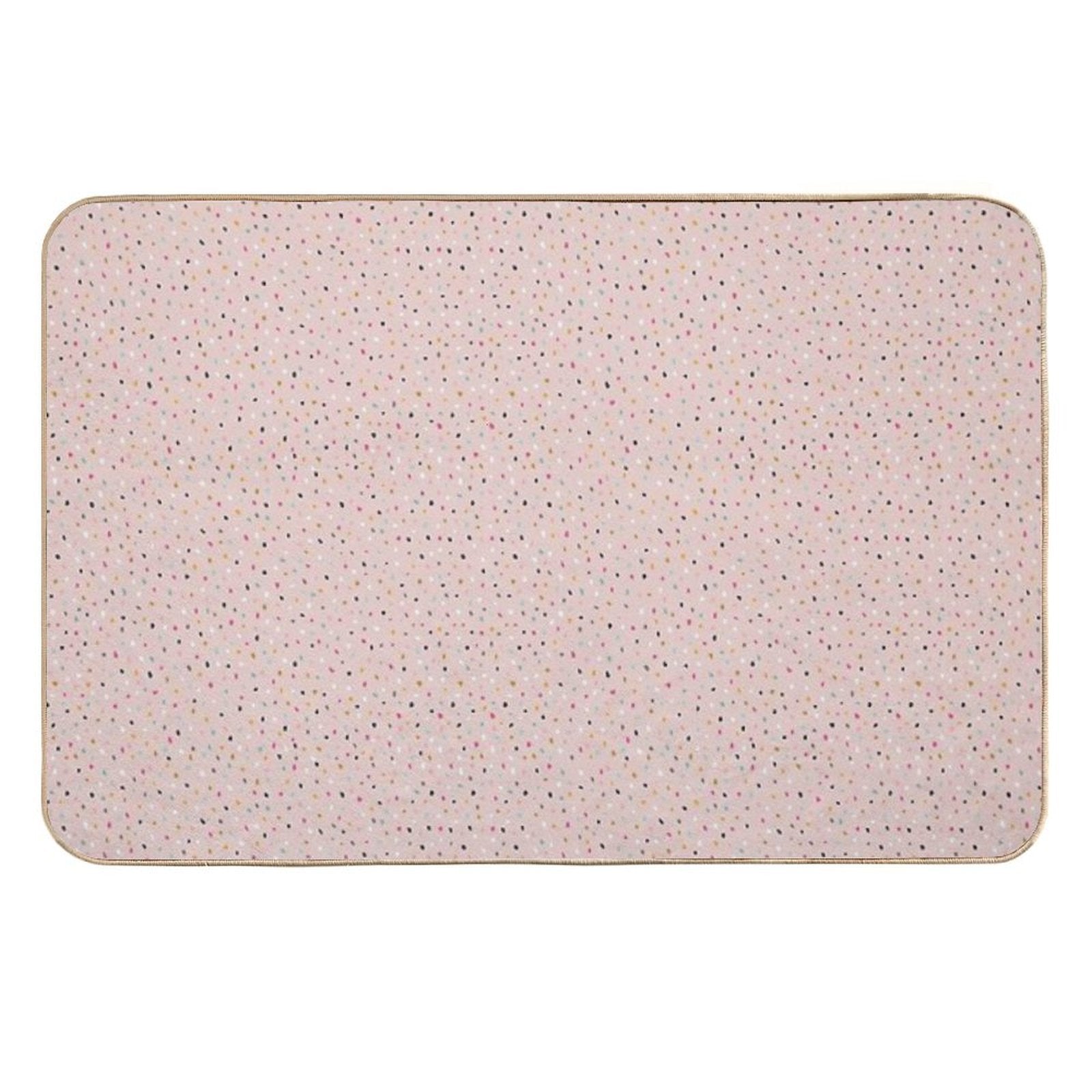 Cute Pink Speckles  Toxin-Free Bath Mat
