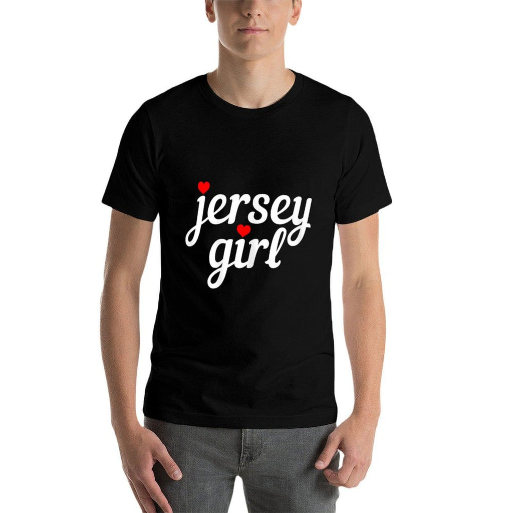 Jersey Girl New Jersey Heart Funny Cute New Jersey Pride  Eco-friendly Material T-Shirt