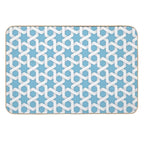 Geometric Pattern  High-Traffic Bath Mat