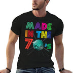 Vintage Retro Made In The 70s Gift +- 40 Yrs Years Old  Easy-care T-Shirt