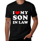 I Love My Son In Law, I Heart Son In Law  Breathable T-Shirt