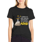 Current Side Quest Brought To You By ADHD Gamer RPG Meme  Slim-fit Cut T-Shirt