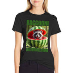 Raccooni Watermelunni - Italian Brainrot Meme  Stretchy T-Shirt