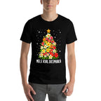 Mele Kalikimaka Christmas Tree Hawaiian Floral Pjs Xmas Wome  Odor-resistant T-Shirt