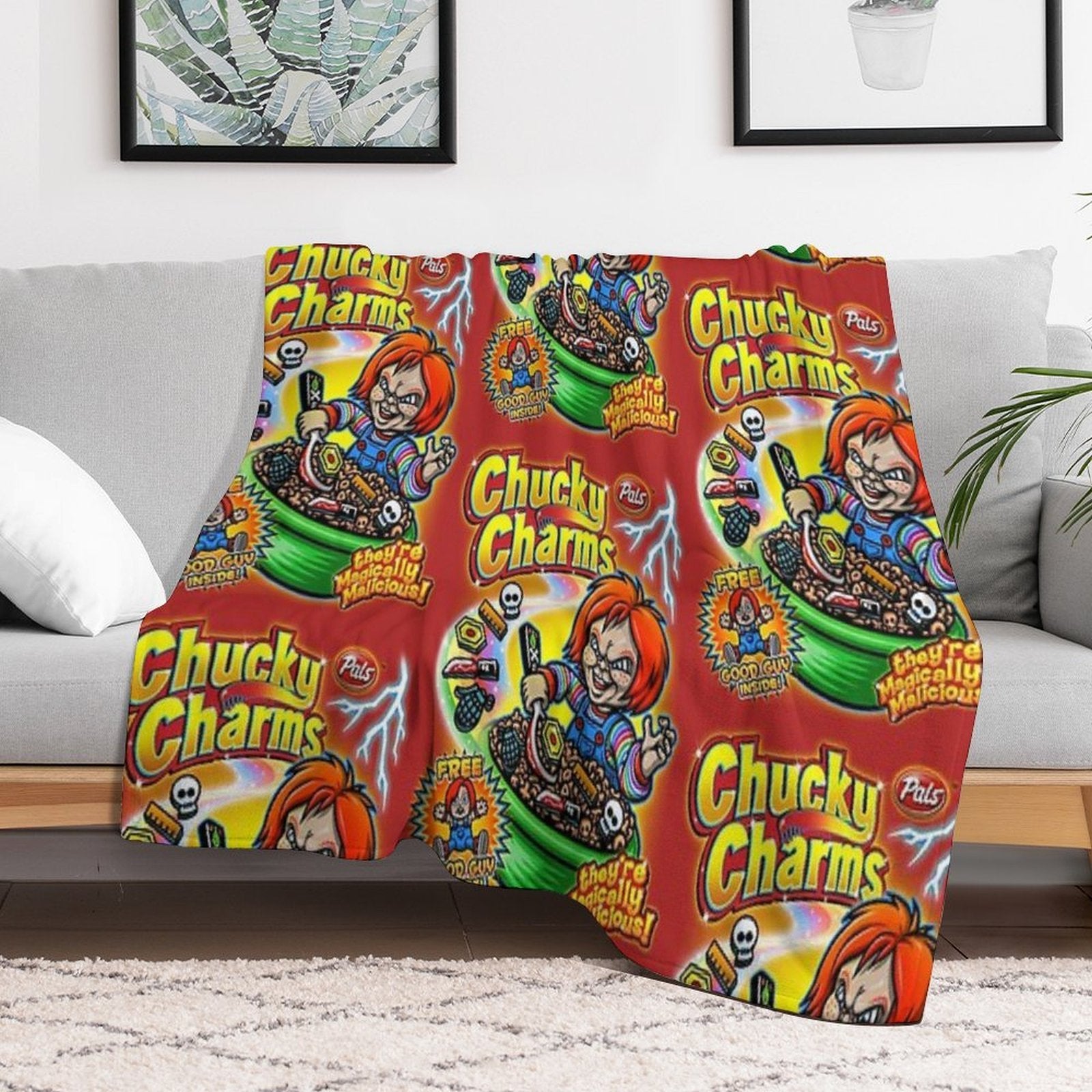 Chucky Charms V2 Velvety-soft Throw Blanket