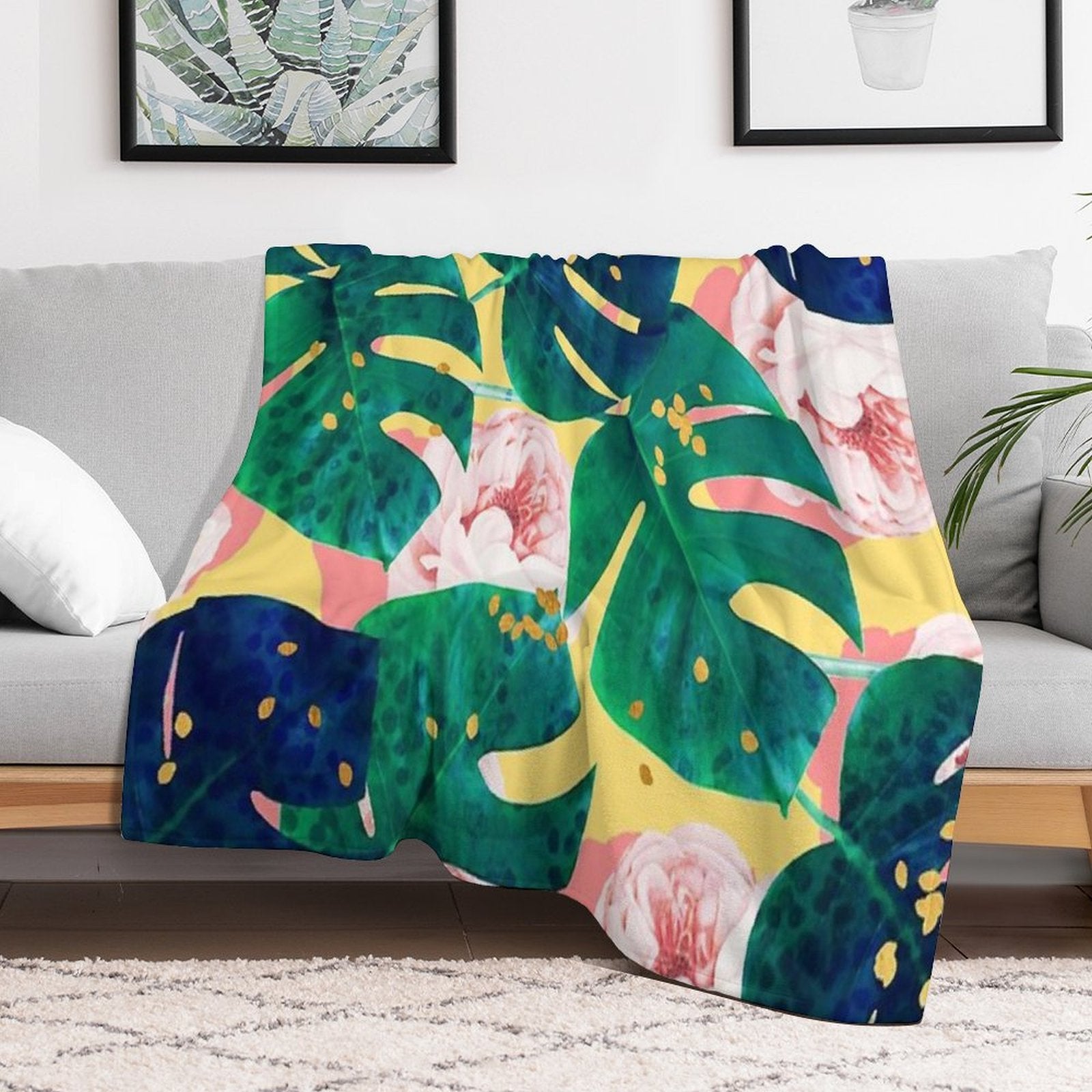 Be Here Now #redbubble #decor #buyart Wrinkle-free Throw Blanket