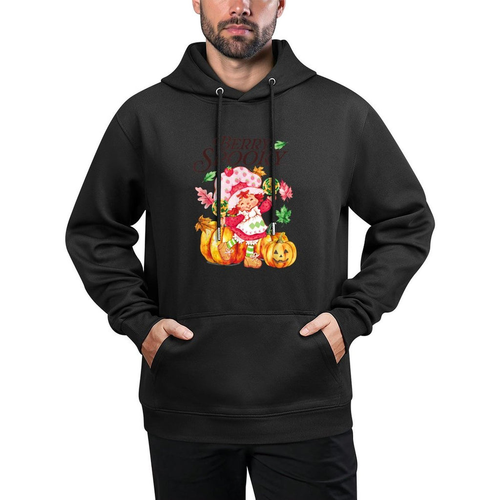 Strawberry Shortcake Berry Spooky Halloween Jack O Lantern Moisture-Wicking Hoodie