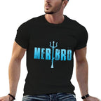 Merbro Brother of A Mermaid Funny Gift Mens Womens Kids  Polyester Blend T-Shirt