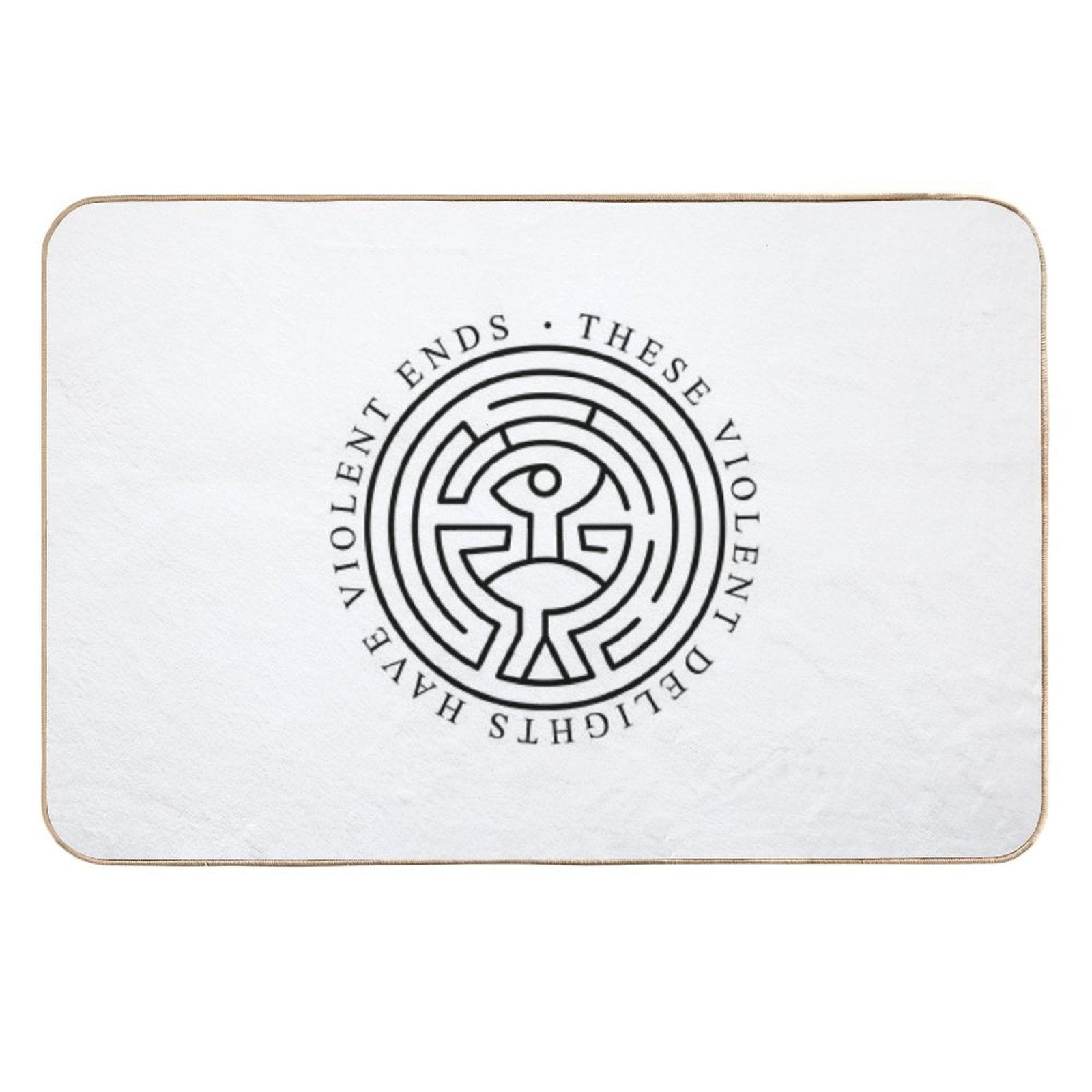 Westworld - These Violent Delights Have Violent Ends (white)  Non-Slip Bath Mat