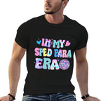 Tie Dye Leopard Back to School Gift In My Sped Para Era  Moisture-wicking T-Shirt