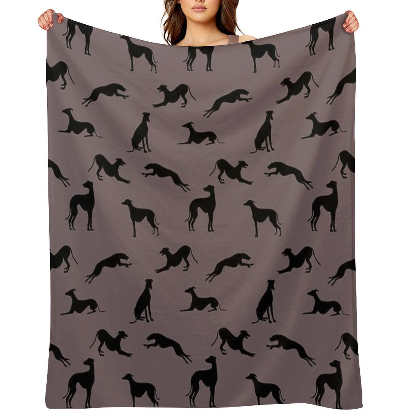 Greyt Greyhound Silhouettes - 776366 All-season Throw Blanket