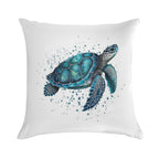 Blue Turquoise Sea Turtle Soft Ultra-Soft Texture Throw Pillow