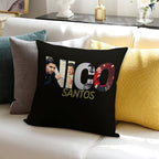 Nico Santos HD T - Shirt  Sticker Soft Luxury Feel Throw Pillow