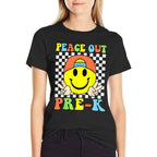 Peace Out Pre-k Boys Kid Graduation Prek Last Day Of School  Tagless Design T-Shirt